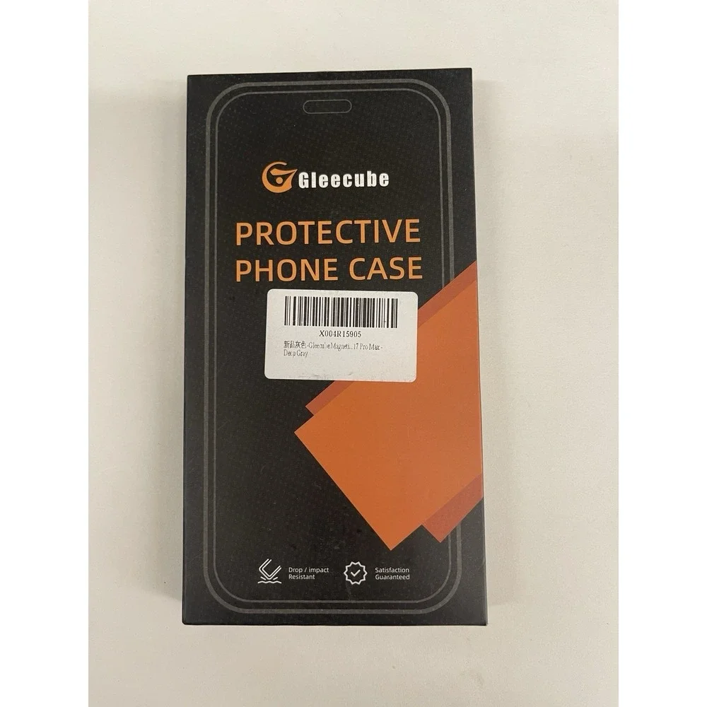 Magnetic iPhone 17 Pro Case Full Camera Protection‎ Matte Soild Color- Deep Gray